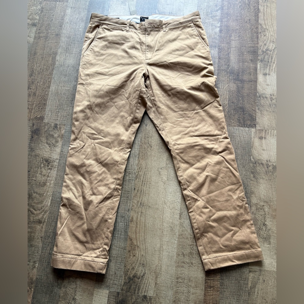 J. Crew Men's Fleece Lined Khaki Chinos